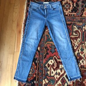 Flying monkey frayed hem jeans